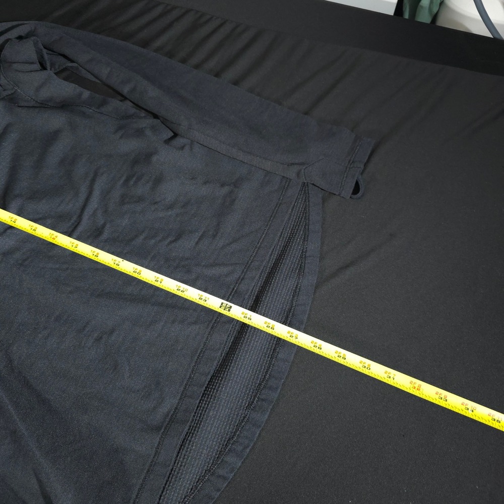 REI Co-op Pullover Womens Medium Black Quarter Zip Thumbhole Active Hiking Top - Picture 3 of 10